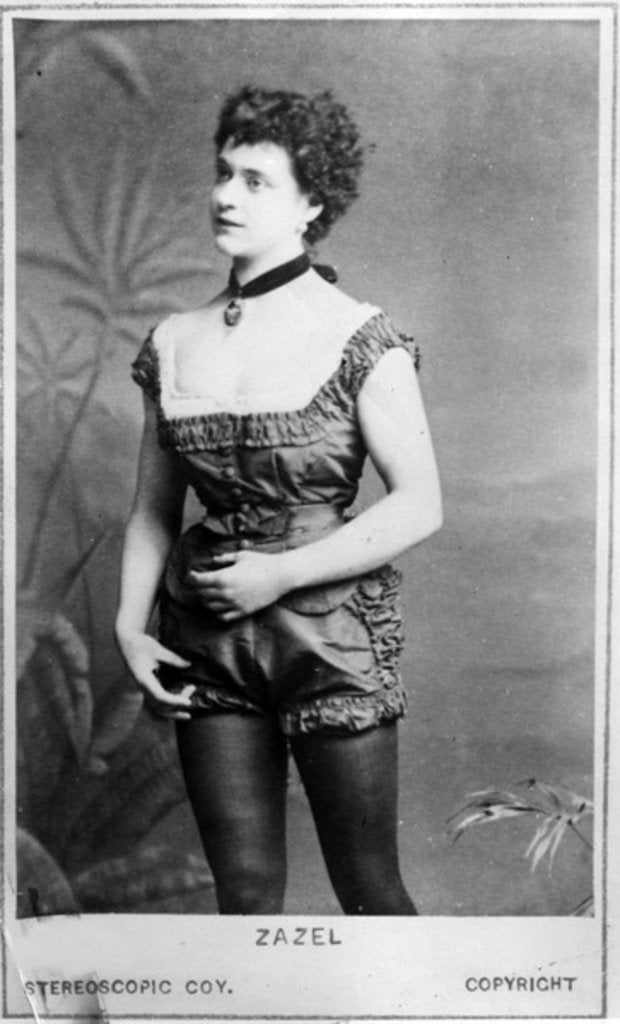 Detail of Zazel, c.1877 by English Photographer