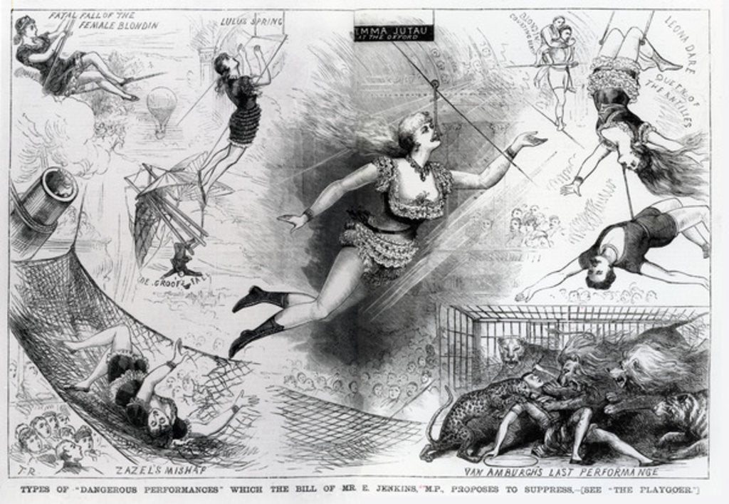 Detail of Types of 'Dangerous Performances' which the bill of Mr E. Jenkins, M.P. proposes to suppress by English School