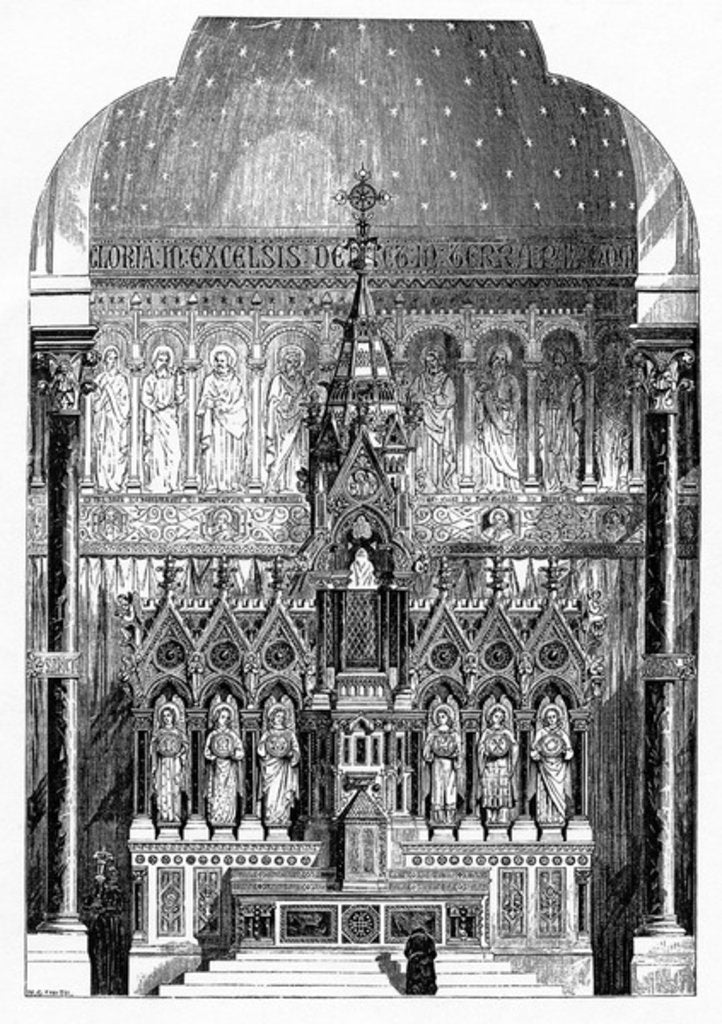 Detail of High Altar of St Alphonsus Liguori, Limerick, Ireland by Irish School
