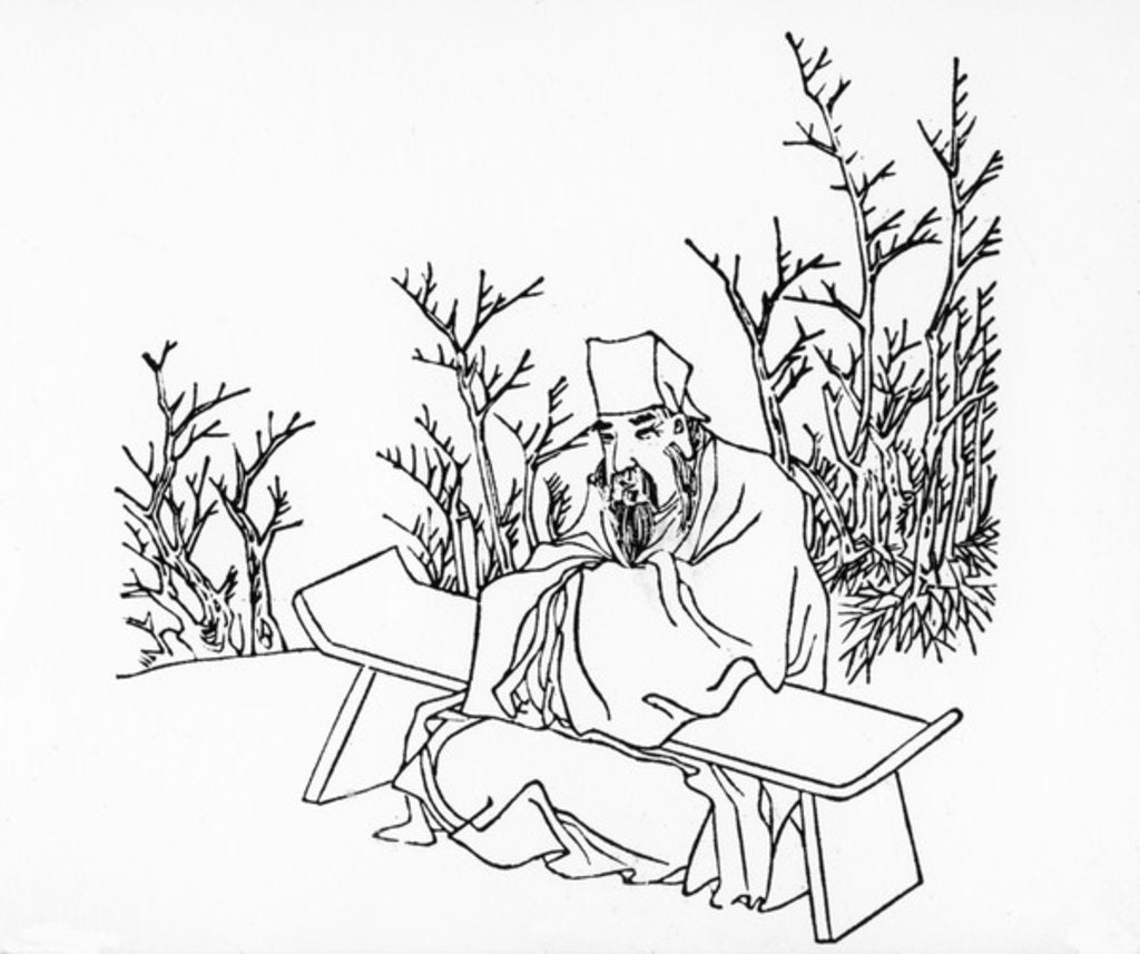 Detail of Confucius Teaching by Anonymous Anonymous