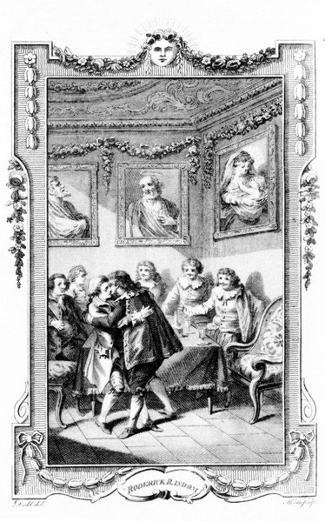 Detail of Illustration to 'Roderick Random' by Tobias Smollett by Daniel Dodd