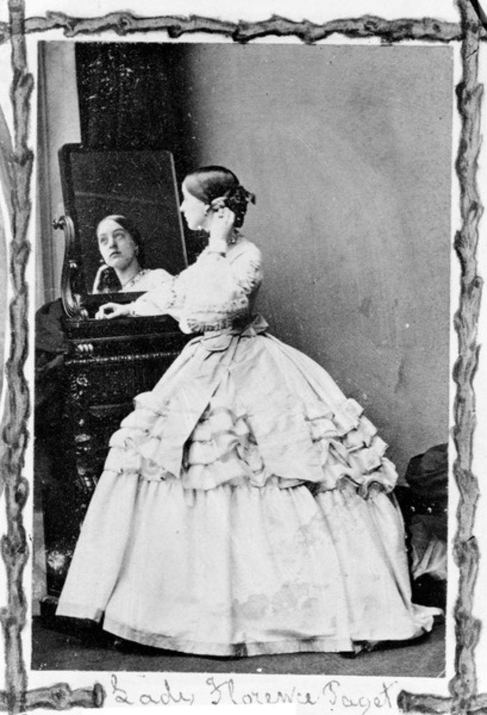 Detail of Lady Florence Paget, c.1864 by English Photographer