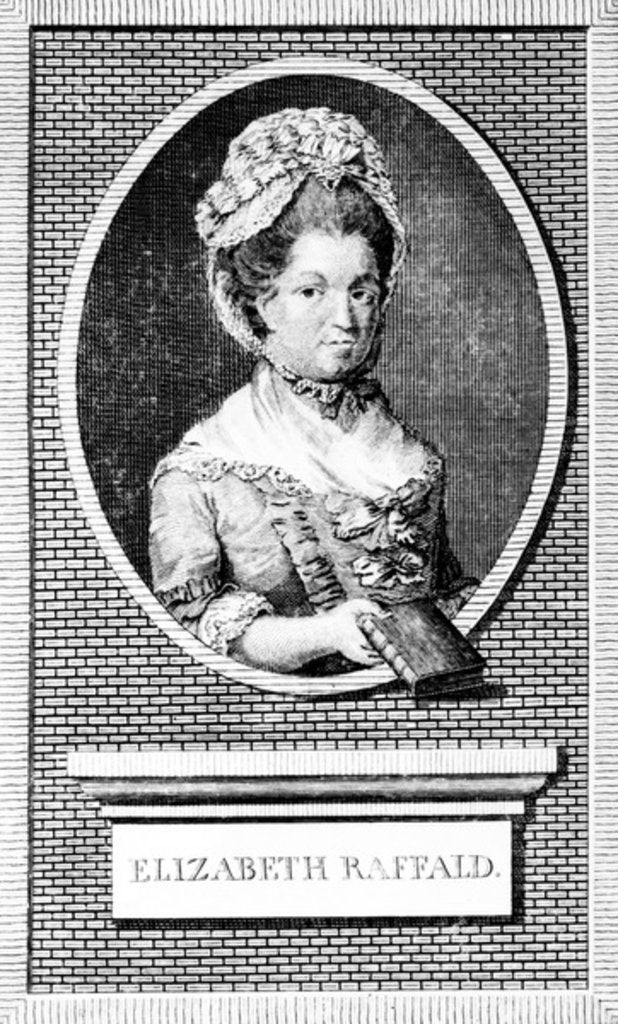 Detail of Elizabeth Raffald, 1782 by English School