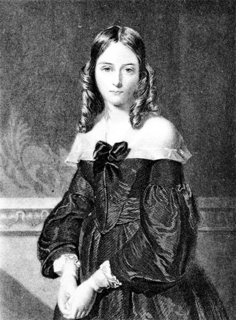 Detail of Fair Florence by John William (after) Wright