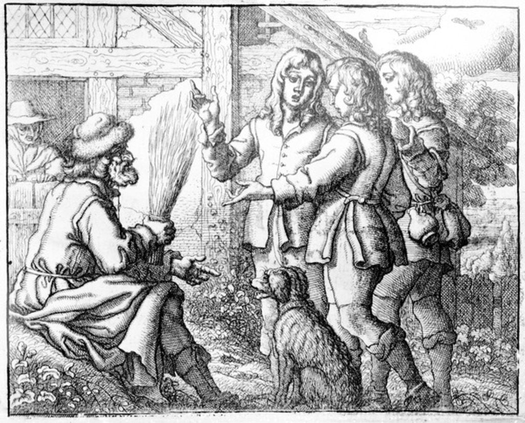 Detail of The Old Man and his Sons by Francis Barlow