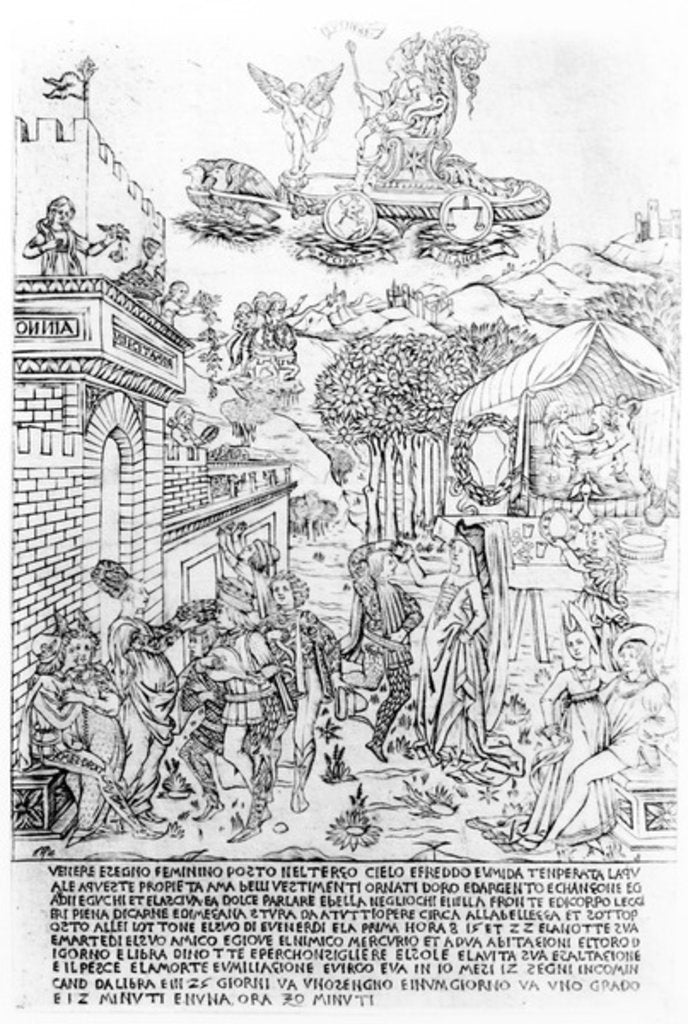 Detail of Venus, c.1464 by Baccio Baldini