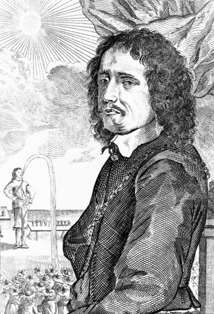 Detail of The Water-Spouter, Blaise de Manfre by Wenceslaus Hollar