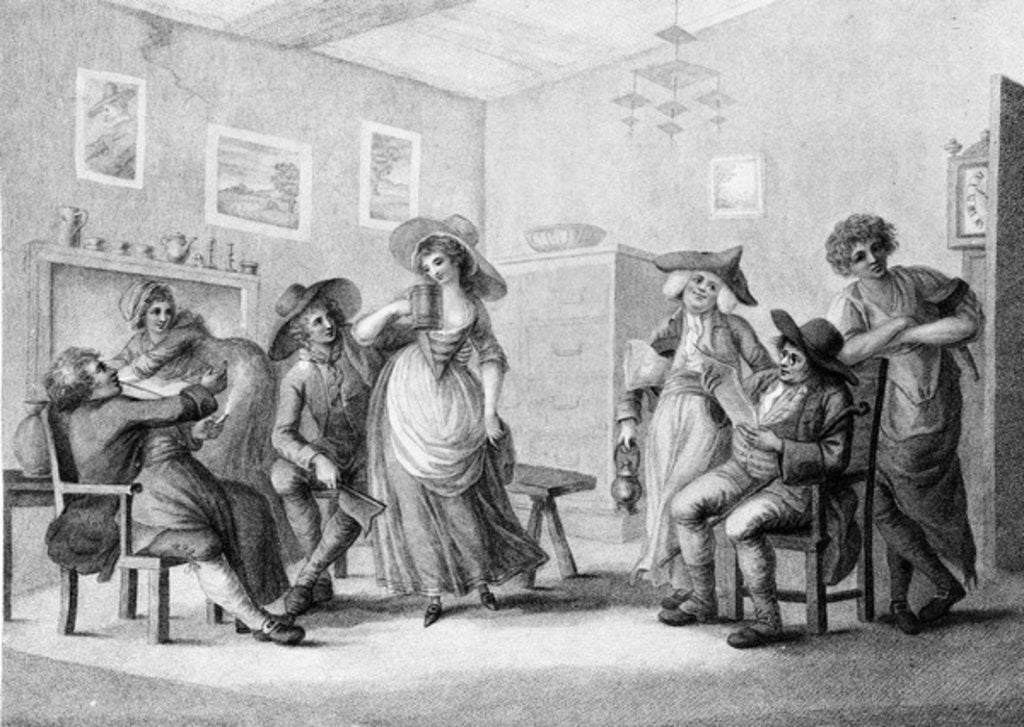 Detail of The Village Ale-House by Henry William Bunbury