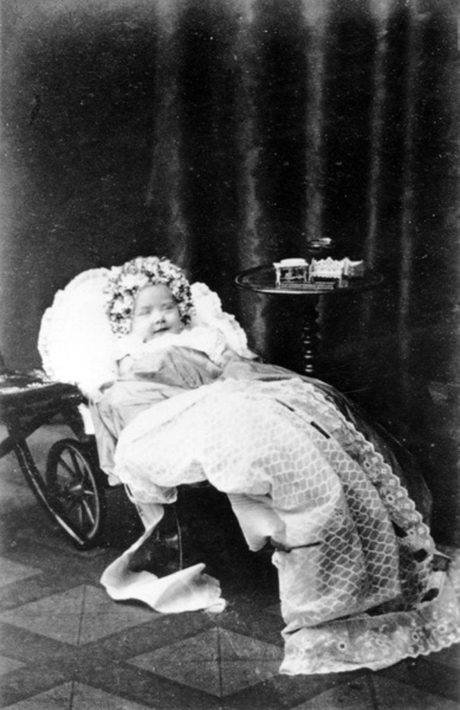 Detail of Princess Charlotte of Prussia, 1860 by John Jabez Edwin Paisley Mayall