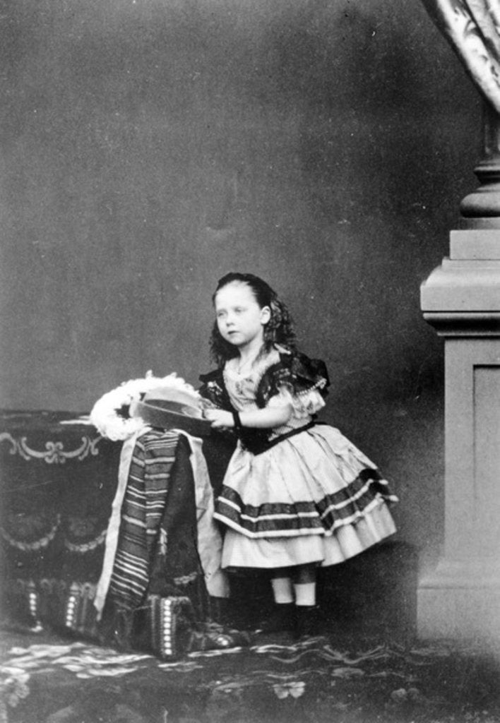 Detail of Princess Beatrice, 1861 by John Jabez Edwin Paisley Mayall