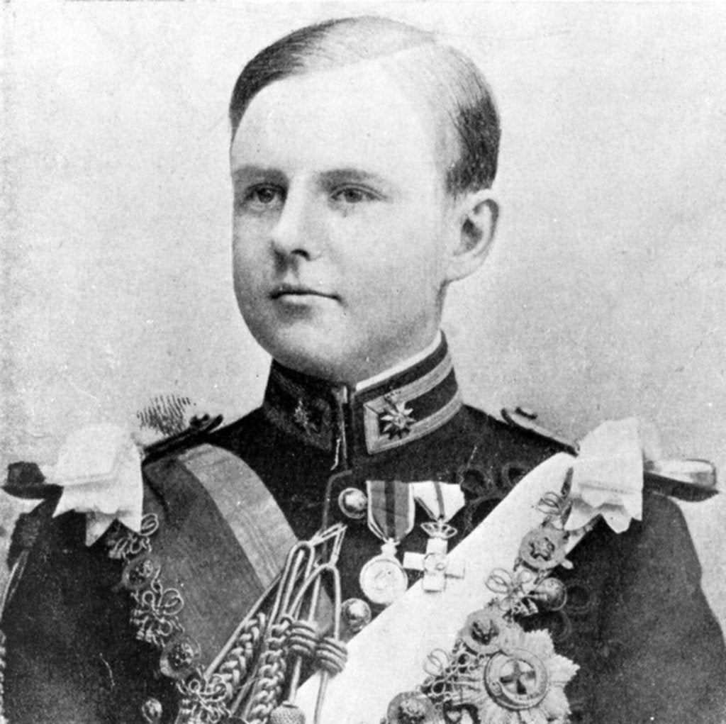 Detail of Luís Filipe, Prince Royal of Portugal, Duke of Braganza, c.1900 by Anonymous