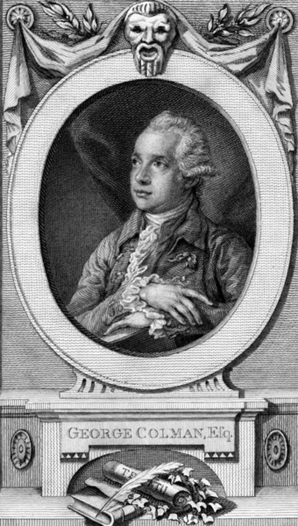 Detail of George Colman the Elder by Thomas (after) Gainsborough