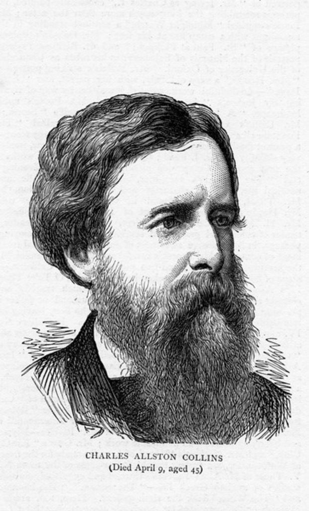 Detail of Charles Allston Collins, 1873 by English School