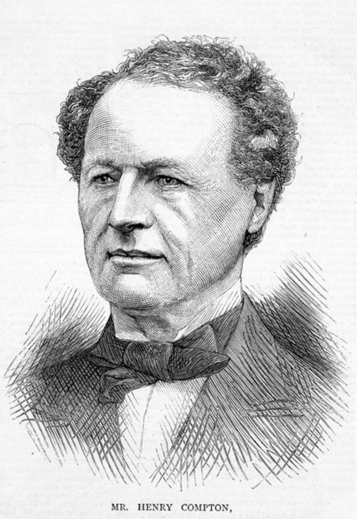 Detail of Henry Compton, 1877 by English School