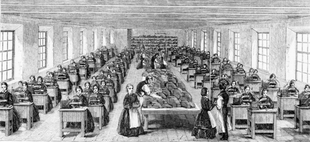 Detail of The Machine-room at Somervell Brothers, Netherfield, Kendal by English School