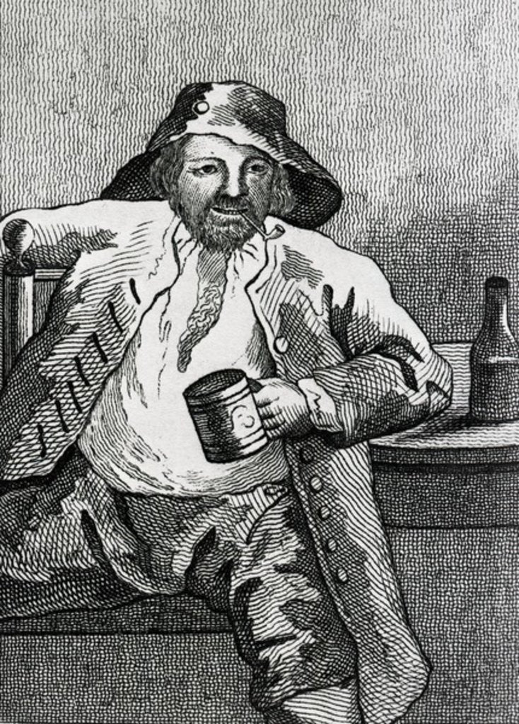 Detail of Jack Fletcher, the Wargrave Fool by English School