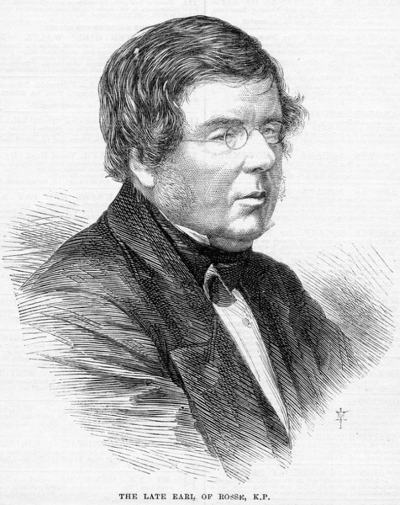 Detail of The Late Earl of Rosse, K.P. by English School