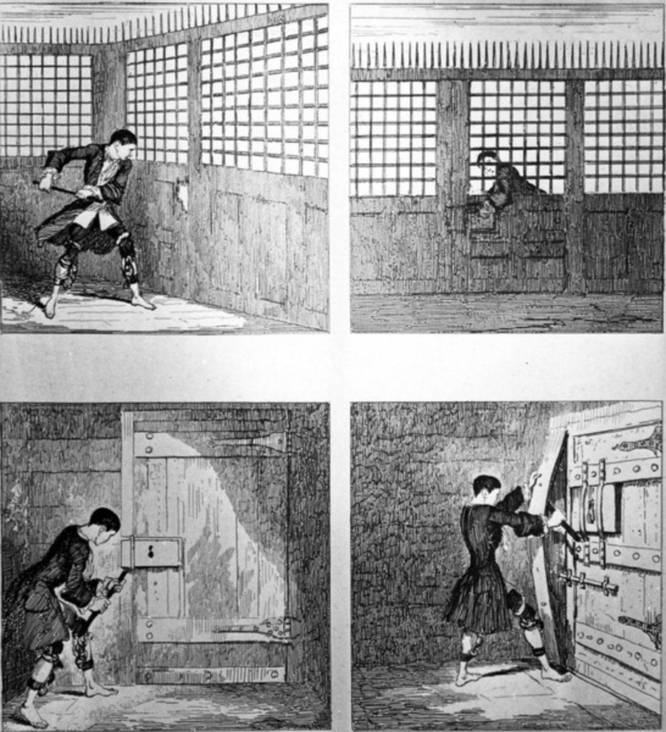 Detail of The Escape No. 2 by George Cruikshank