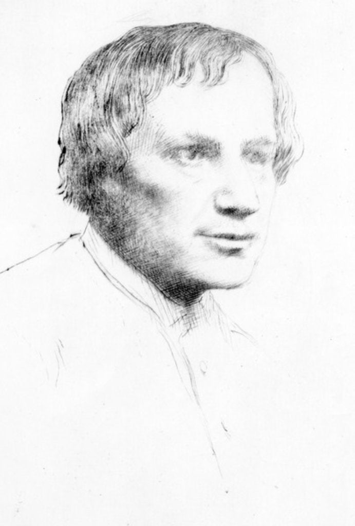 Detail of Alfred Stevens, c.1890-1904 by Alphonse Legros