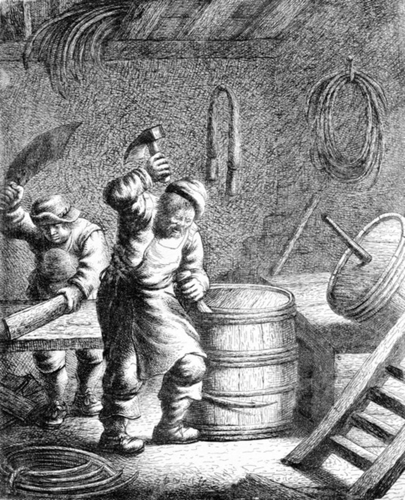 Detail of Cooper, 1635 by Jan Georg van Vliet