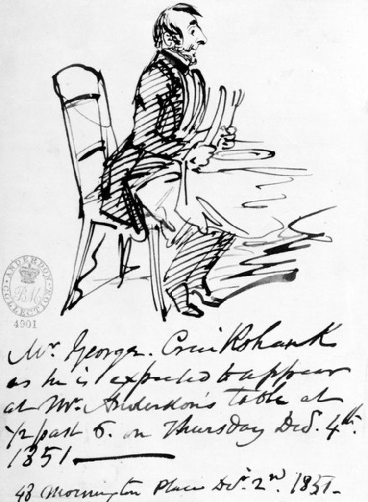 Detail of Ready for dinner, by George Cruikshank