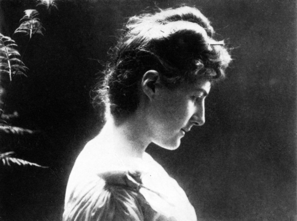 Detail of Florence Balcombe, 1880 by Irish Photographer