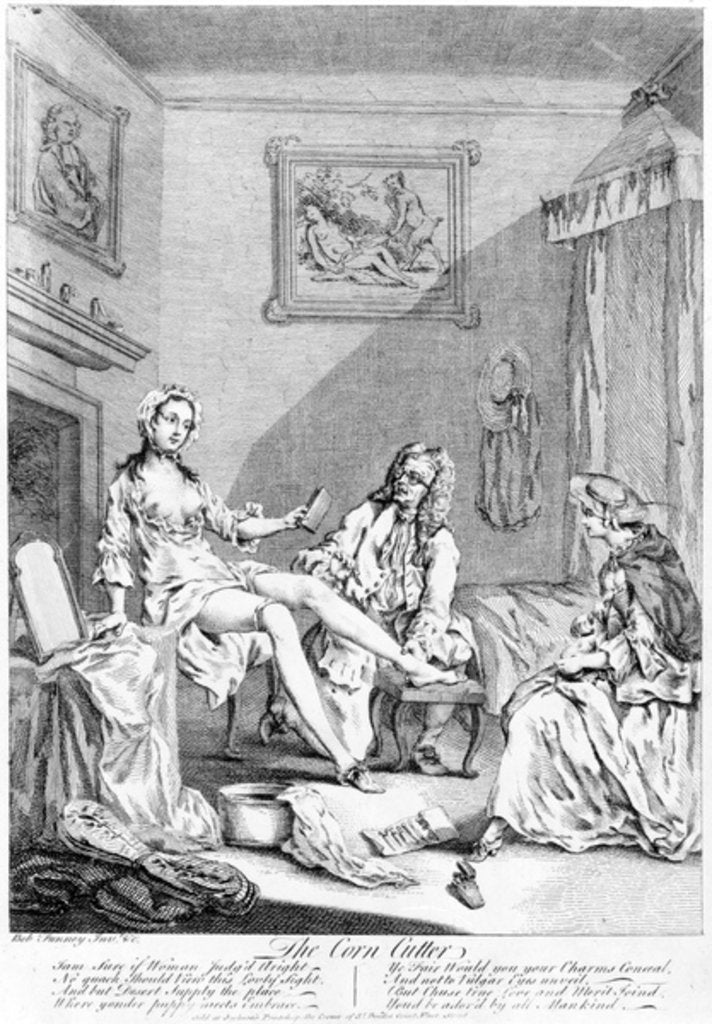 Detail of The Corn Cutter by Bob Funney, 1735-1765 by English School