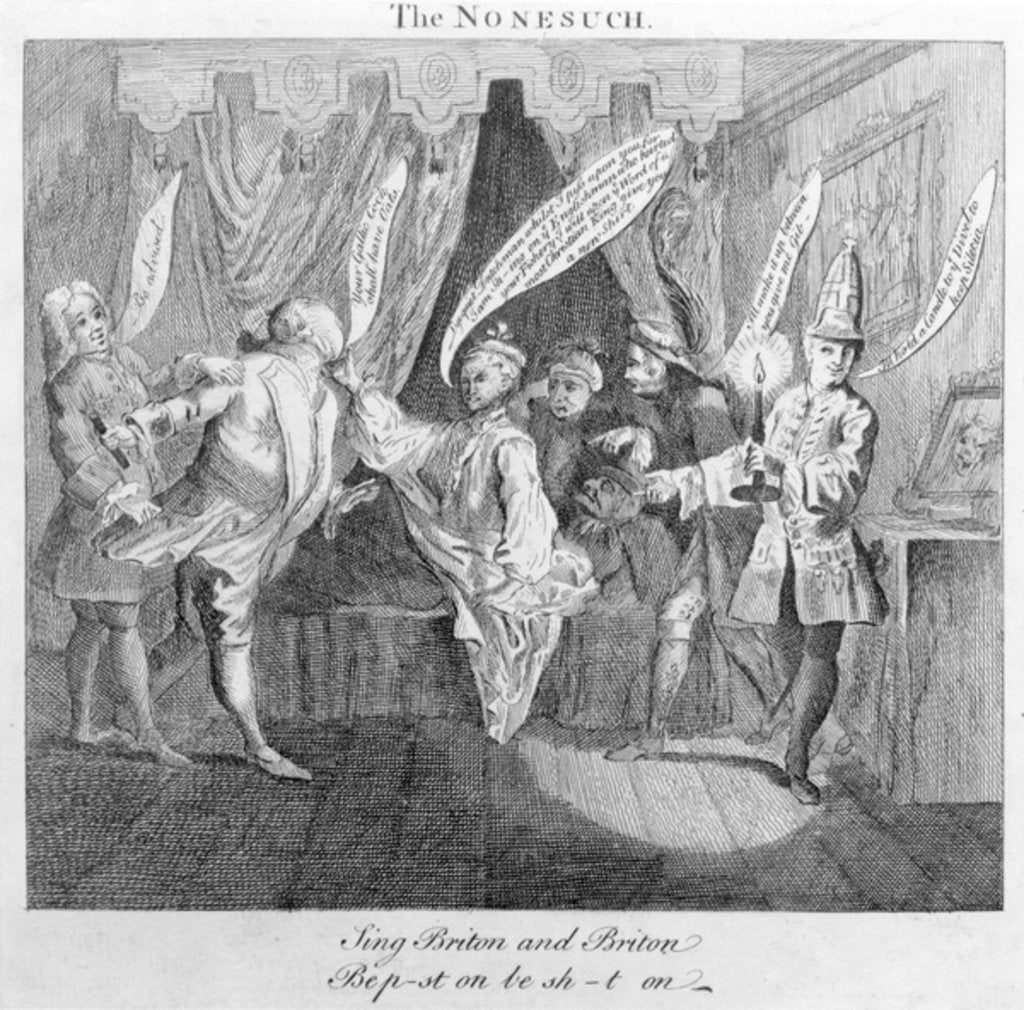 Detail of The Nonesuch, c.1748 by English School