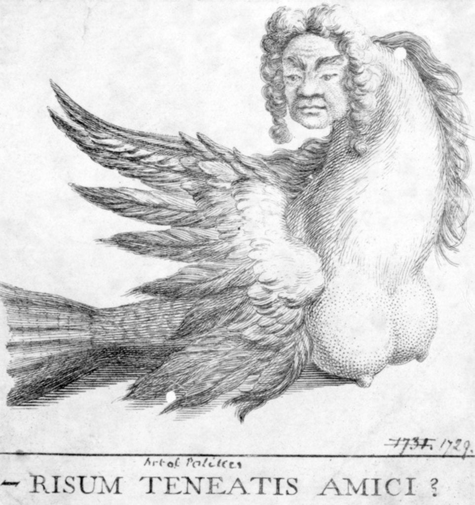 Detail of Risum Teneatis Amici?, 1729 by English School