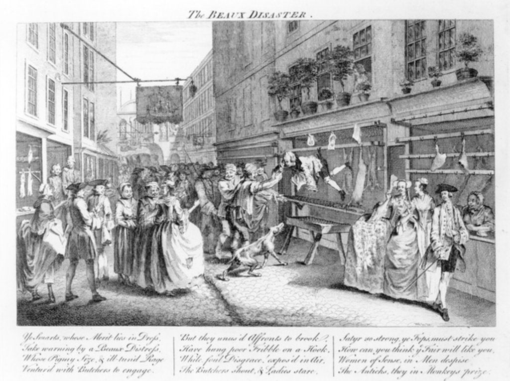 Detail of The Beaux Disaster, 1747 by English School