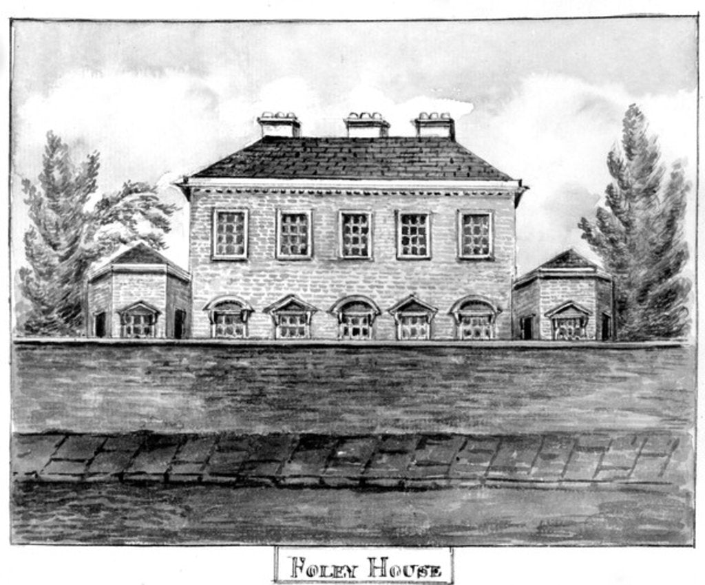 Detail of Foley House, c.1800 by English School