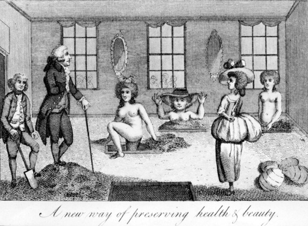 Detail of A New Way of Preserving Heath and Beauty, 1786 by English School