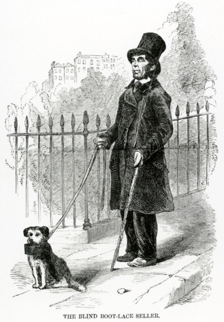 Detail of The Blind Boot-Lace Seller, c.1840 by English School