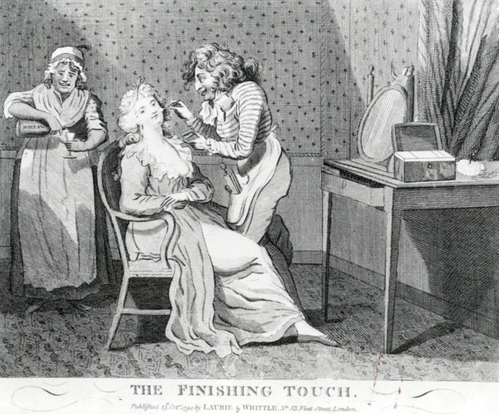 Detail of The Finishing Touch,1794 by Isaac Cruikshank