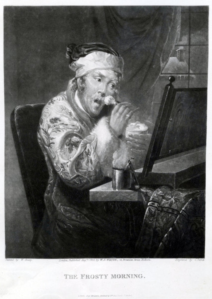 Detail of The Frosty Morning, 1825 by William Sharp