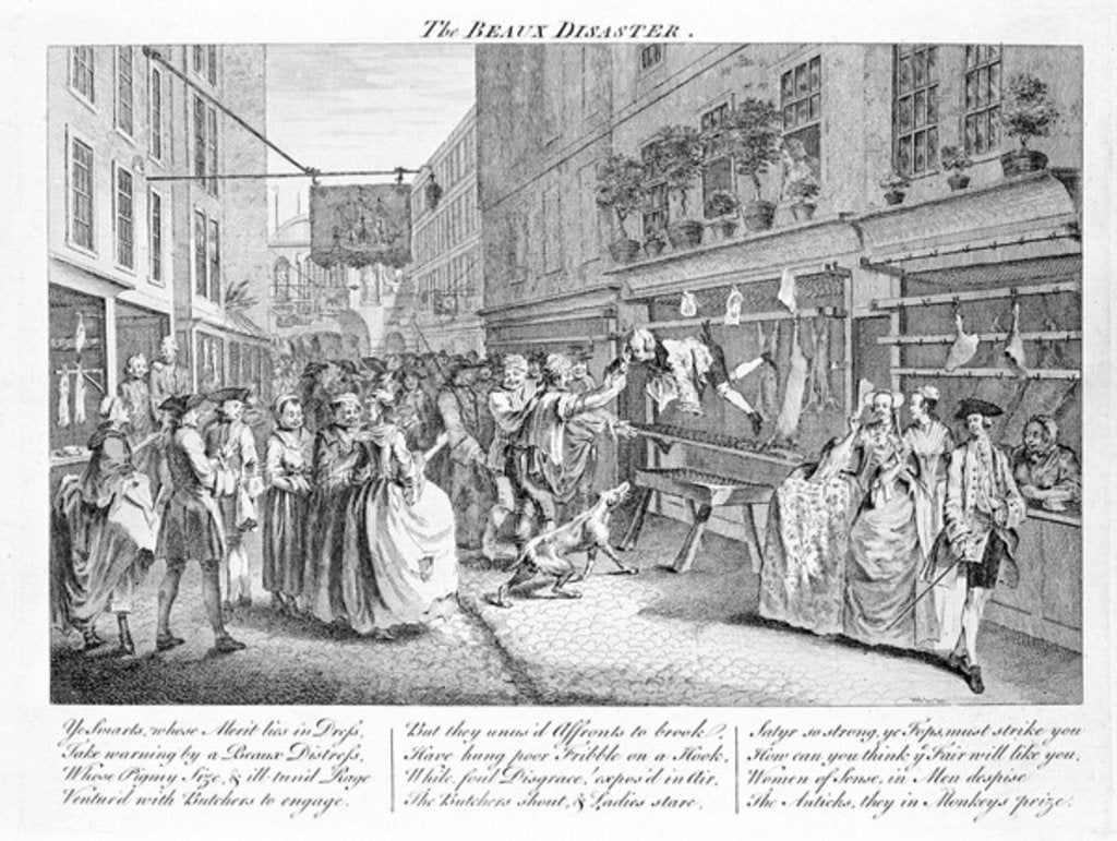 Detail of The beaux disaster, 1747 by John June