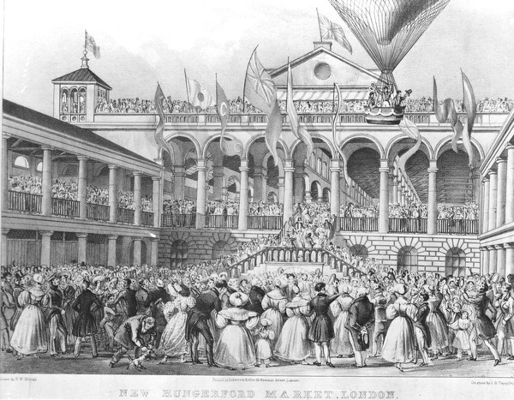 Detail of New Hungerford Market, 1833 by English School