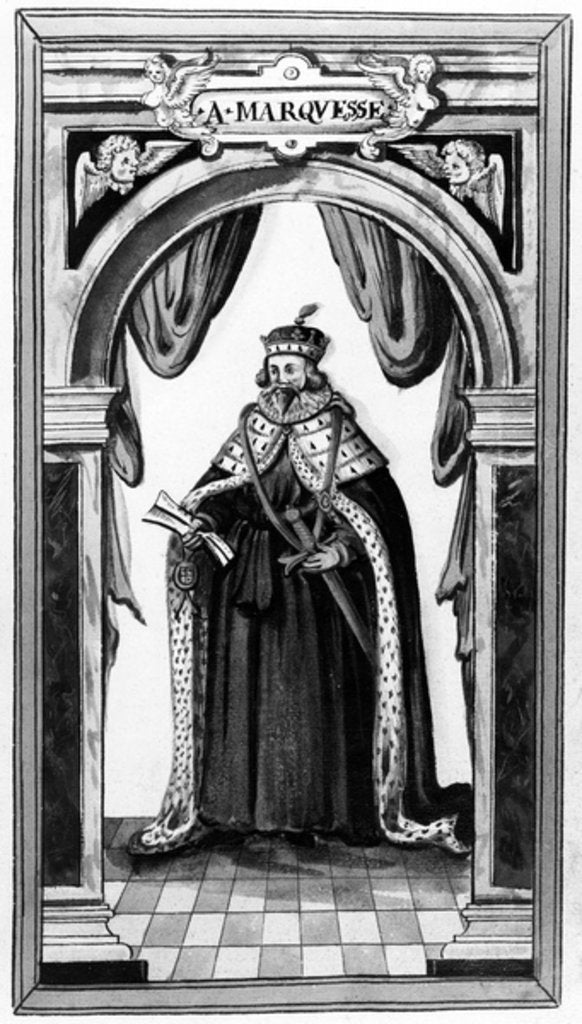 Detail of Member of the Order of the Garter and Royal and Valuable Servant to Charles I and II by English School