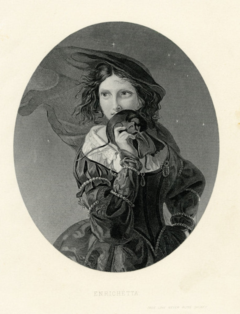 Detail of Enrichetta, True Love never Runs Smooth by English School