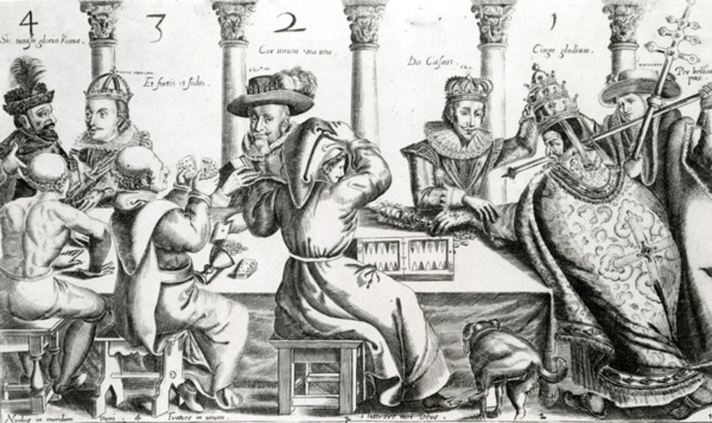 Detail of Royal & Ecclesiastical Gamers, c.1609 by Thomas Cockson