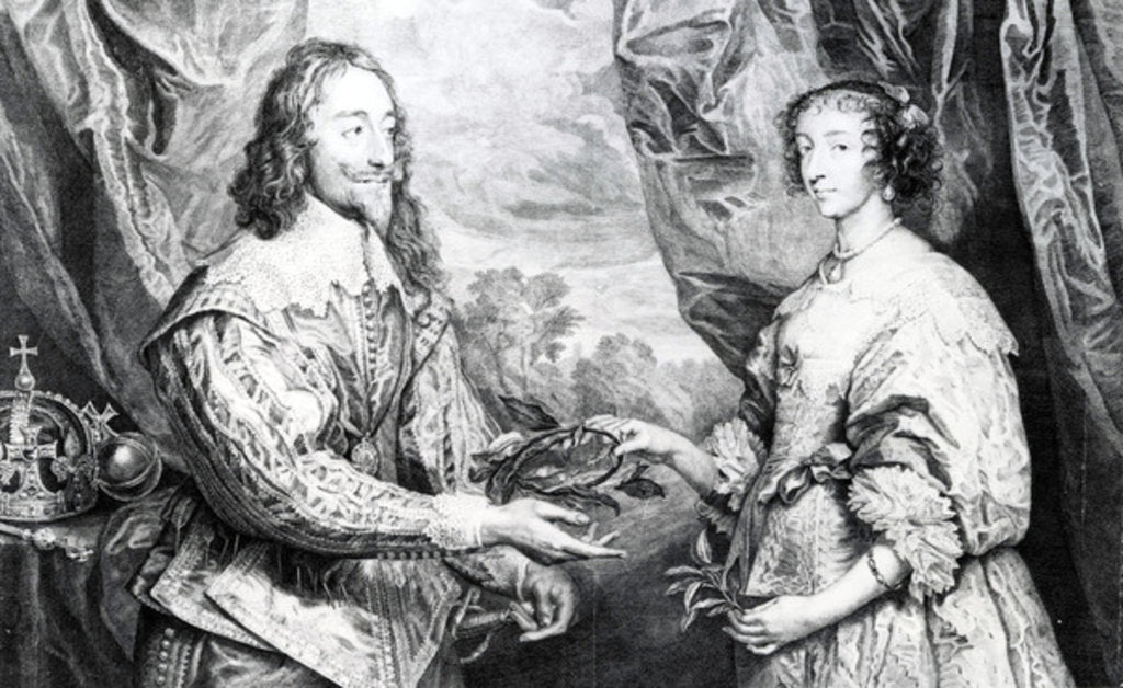 Detail of The Marriage of Henrietta and Charles by English School