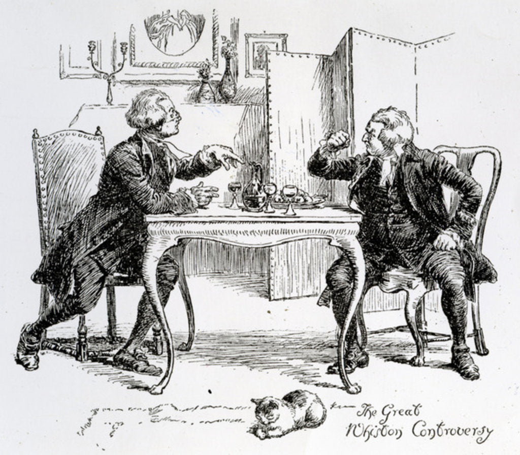 Detail of Scene from 'The Vicar of Wakefield' by Oliver Goldsmith, 1766 by Anonymous