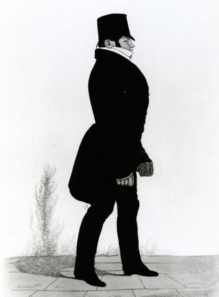 Detail of William Arden, 2nd Baron Alvanley 'Going to White's' by Richard Dighton