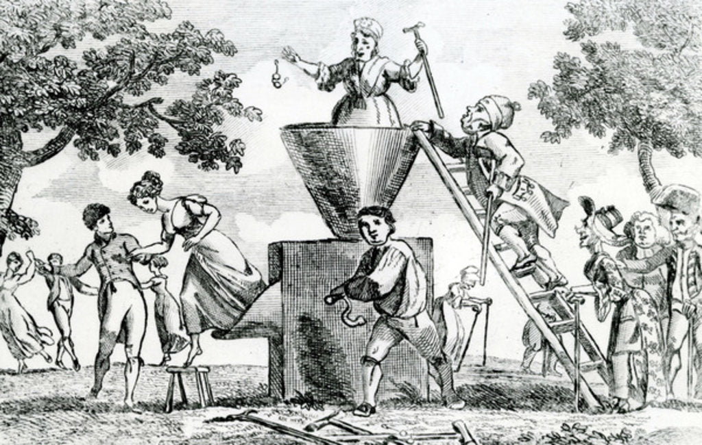 Detail of The Wonderful Mill, 1805 by English School