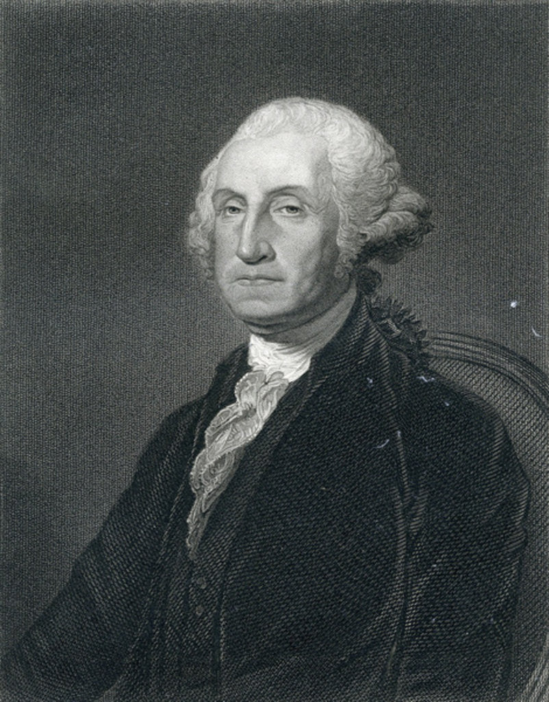 Detail of George Washington, 19th Century by English School