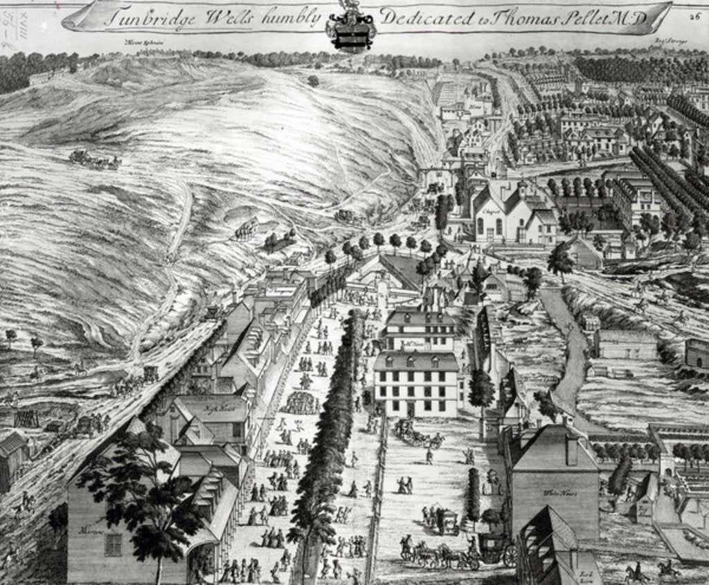 Detail of Tunbridge Wells by Thomas Badeslade