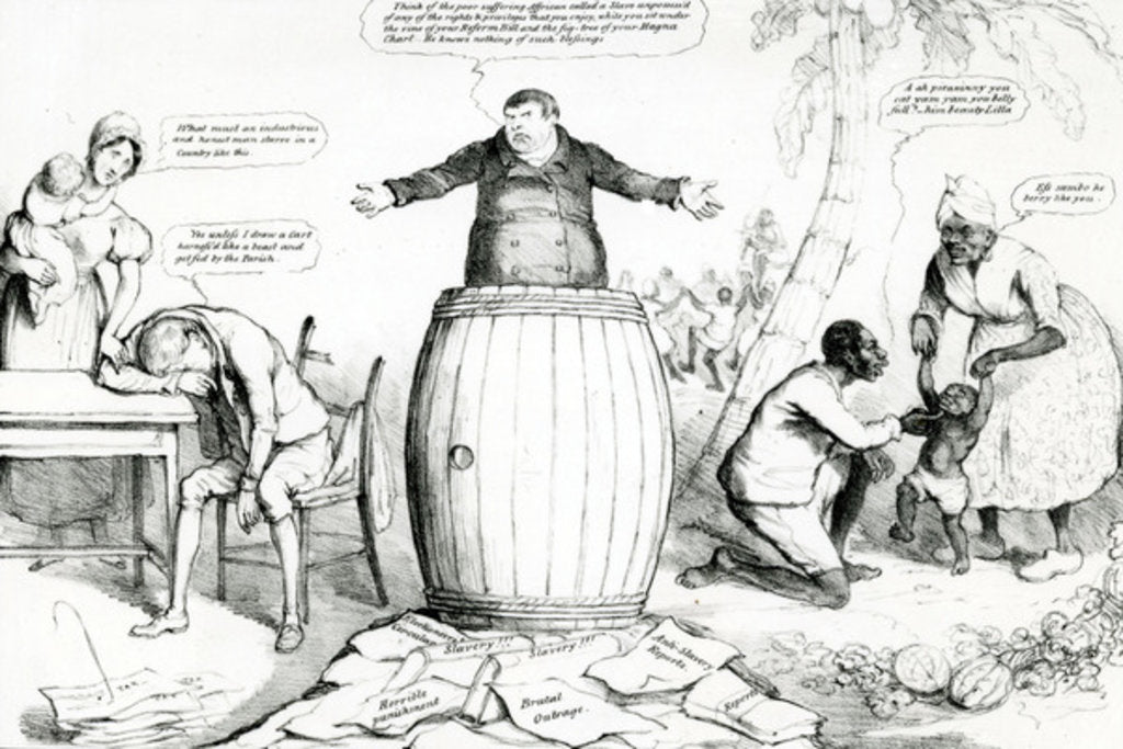 Detail of McLean's Monthly Sheet of Caricatures, or the Looking Glass by English School