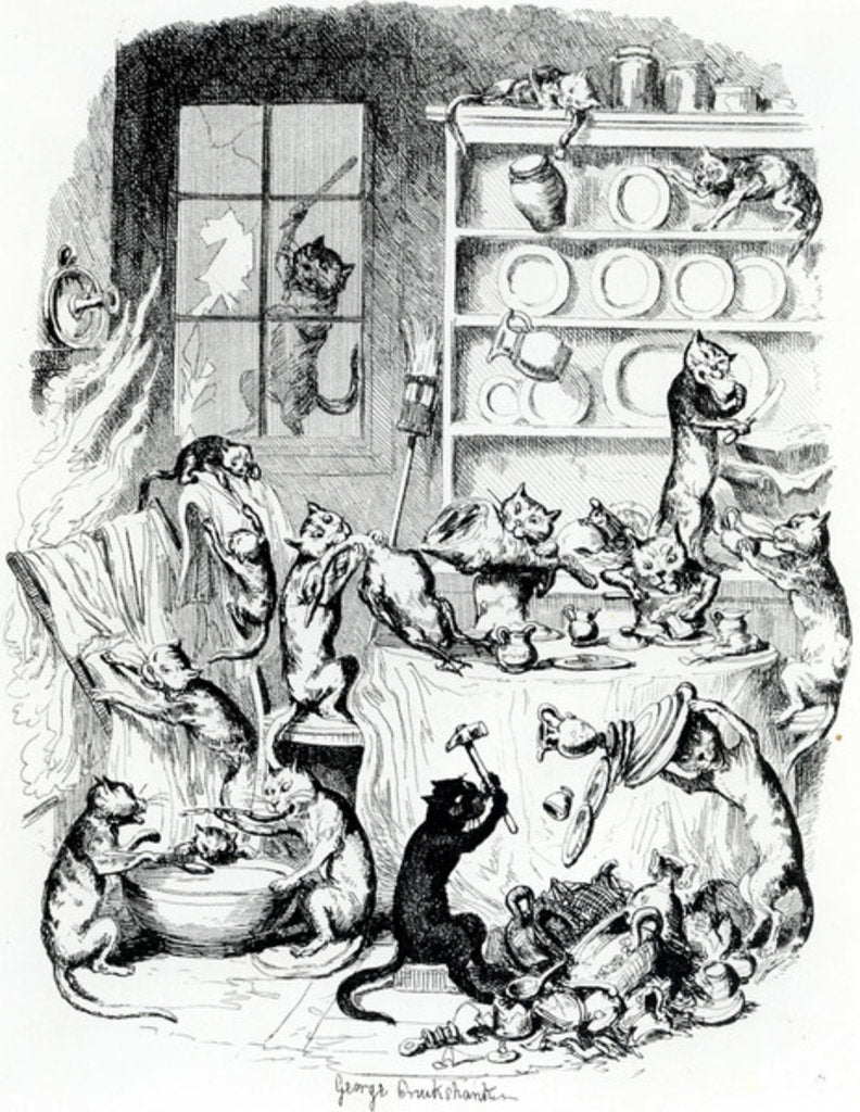 Detail of Print/Book Illustration, 1847 by George Cruikshank