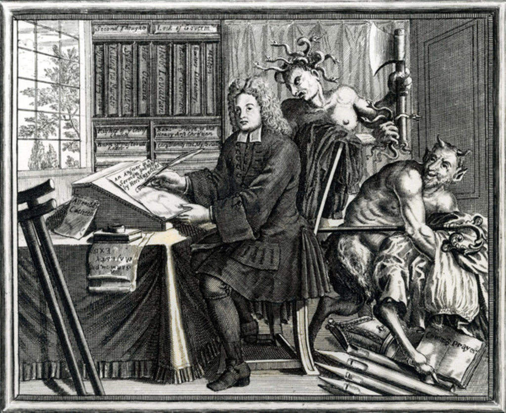 Detail of Guess at my Meaning, 1709 by English School