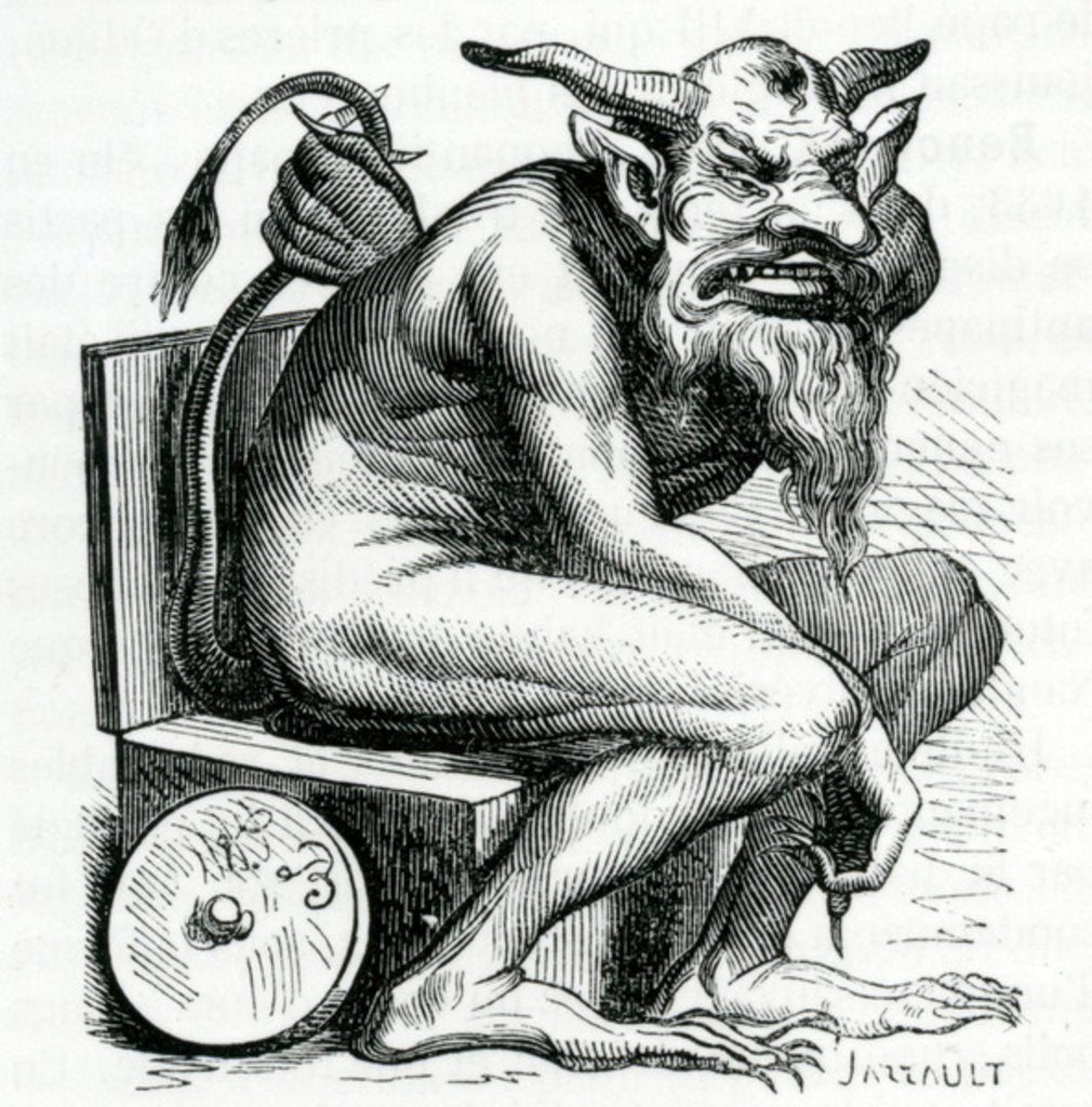 Detail of Belphegor by French School